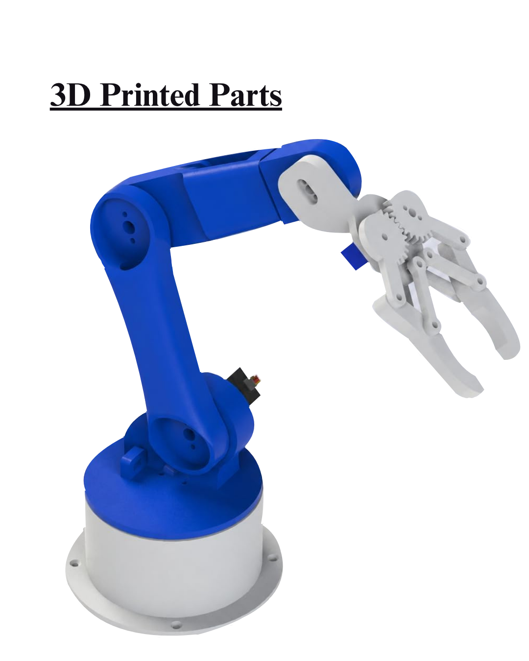 3d printed parts (3) ROBOTIC ARM
